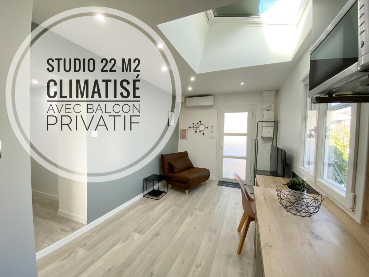Studio Ora - 22m² - climatisé avec balcon privatif Bassens  Extérieur photo